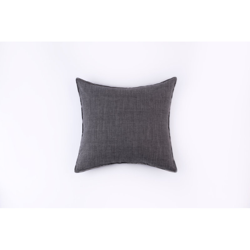 Harken Linen Sham - Euro, Black