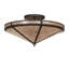 8 - Light Semi Flush Mount