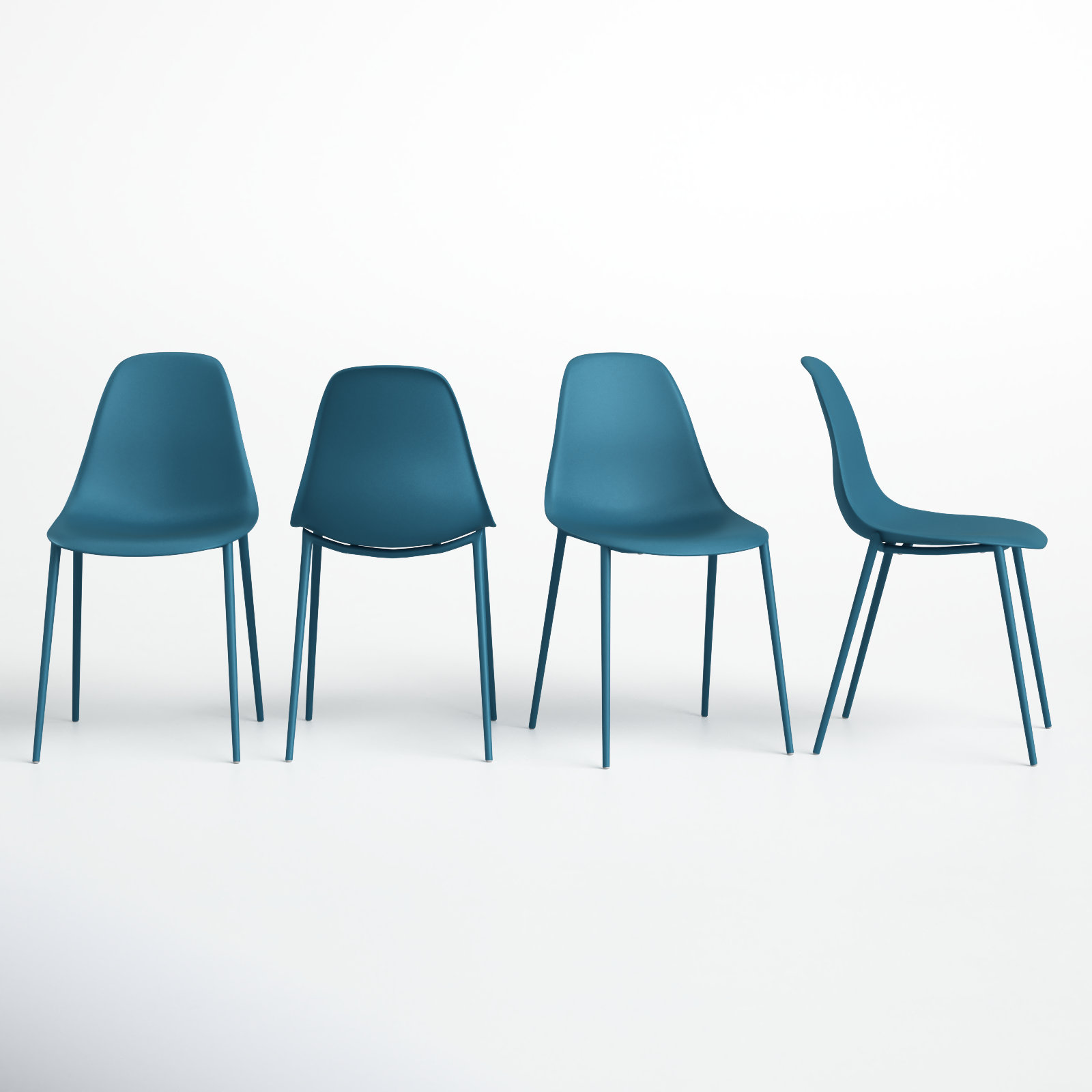 Isla Indoor/Outdoor Dining Chair, Ocean Teal