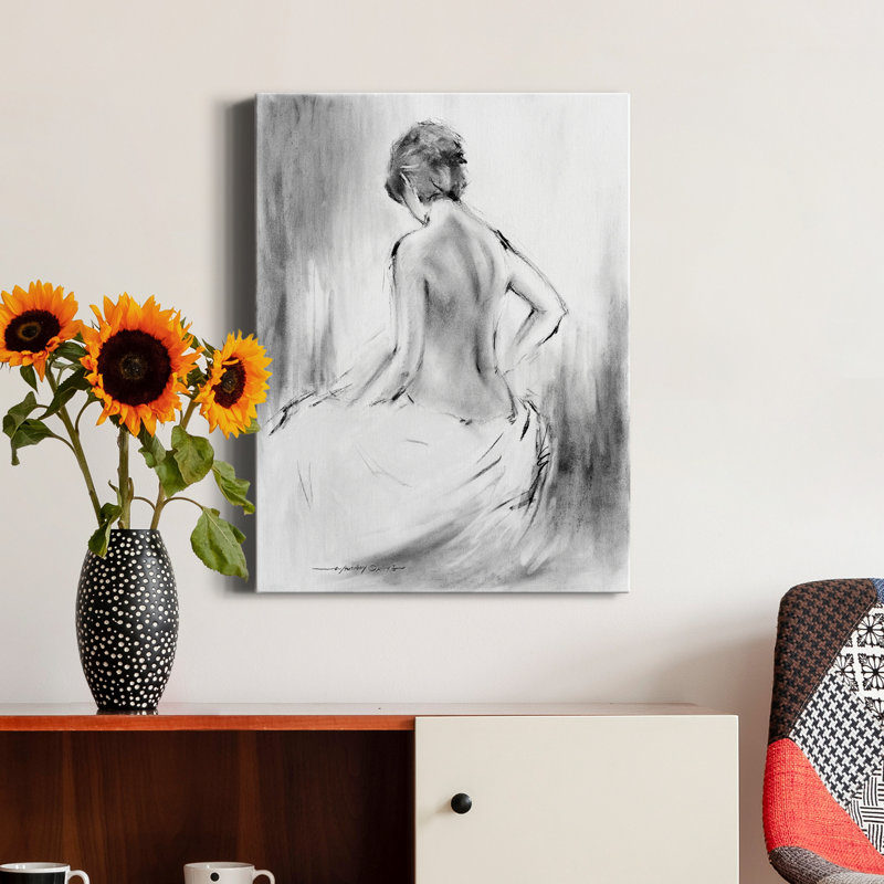 " Soft Silhouette V " by E. Anthony Orme, 40" H x 30" W x 1" D