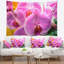 Magnifique tapisserie orchidée mauve-28488471