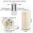 Plastic Weather-Resistant Flameless Pillar Candle with Remote-1484488244