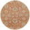 Tapis orange en laine touffeté à la main Arden