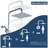 Rain Dual Shower Head 1.75 GPM GPM