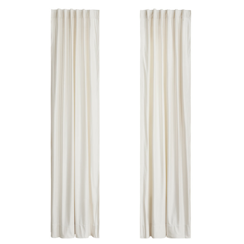 Valletta Curtain Panel Pair, Cream