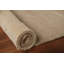 Tapis crème / brun en laine noué à la main de conception unique 5 pi 3 po x 6 pi 5 po New Age