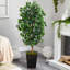 Faux Ficus Tree in Clay Planter-572805252-572805253