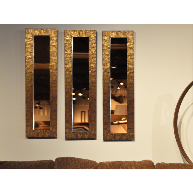Ensemble de miroirs 4 pièces, H 9,5 po x l 30,5 po