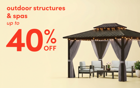 outdoor structure & spa clearance