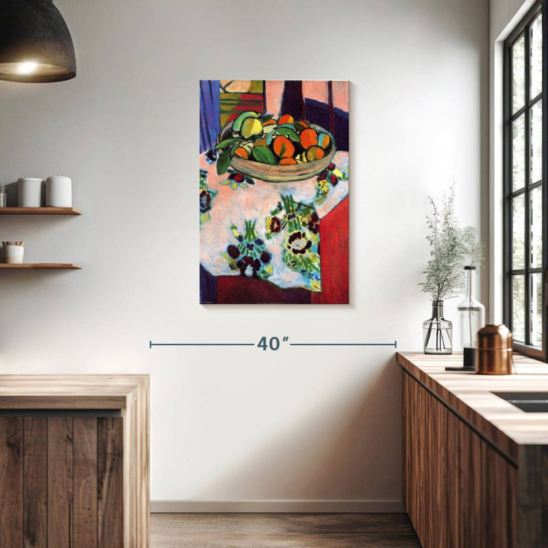 Panier Yarlin avec oranges, H 36 po x l 24 po