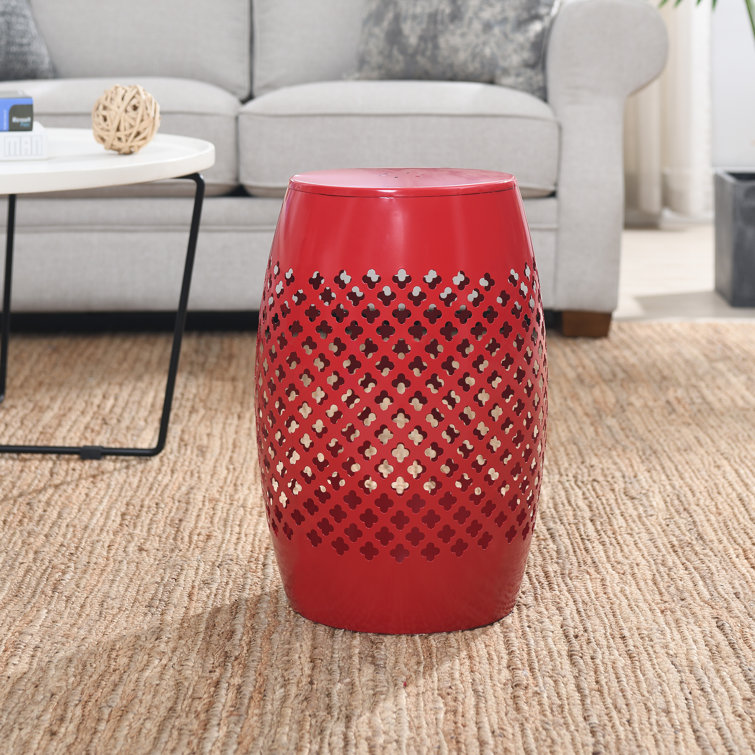 Tirmen Iron Drum End Table