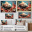 «Underwater Fish In Coral World Collage», reproduction sur toile-1237984112-1267211728