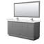 Meuble-lavabo double autoportant 72 po avec plateau en quartz Strada-92724068-92724069-98248009