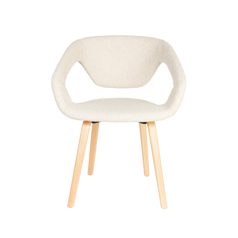 Chaises de salle à manger Flexback (2), Brun, Brun