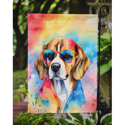 Drapeau de jardin Hippie Dawg