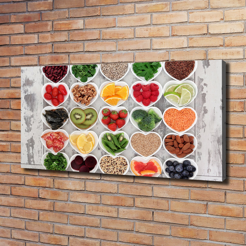 Healthy Food - Wrapped Canvas Print