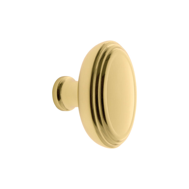 Anneau Oval Knob, Polished Brass