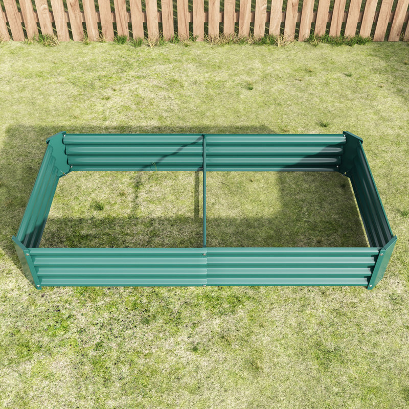Lit de jardin 631Ft, H 11,75 po x l 71,1 po x P 35,37 po, Vert