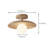 Wood Semi-Flush Mount