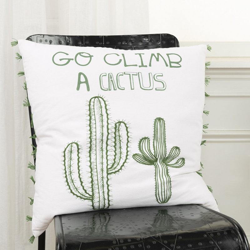 Tassels Reversible Pillow Insert