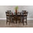 Calina Mahogany Round Solid Wood Dining Table