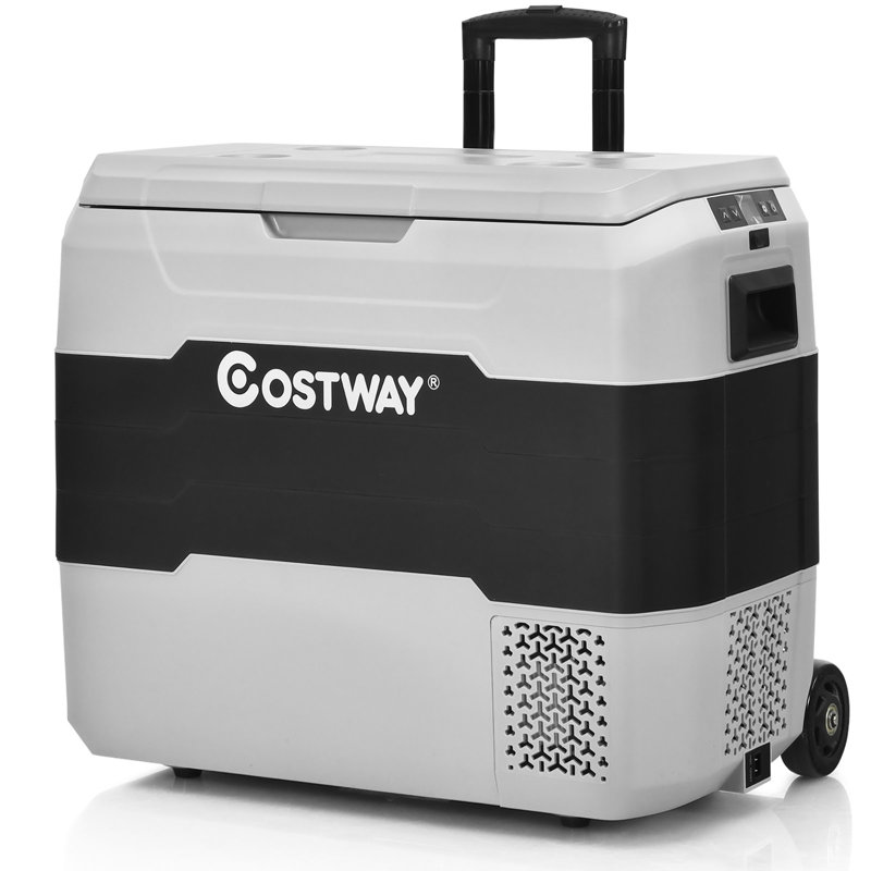 Costway 44 Quarts Ice Chest with wheels, Gray