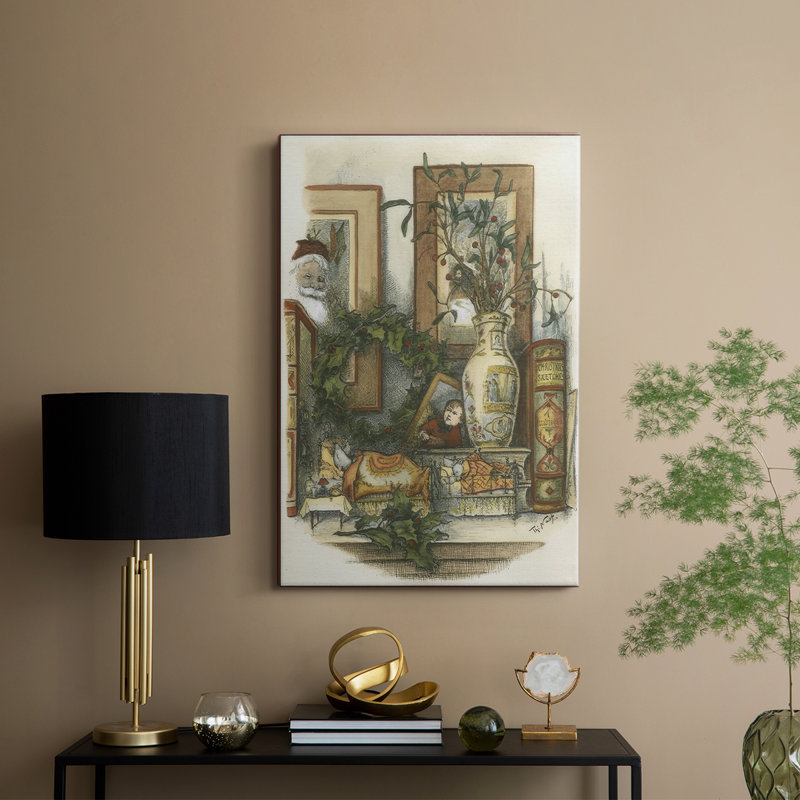 Pas une créature ne remuait - Cavas de galerie sur mesure, H 12 po x l 8 po
