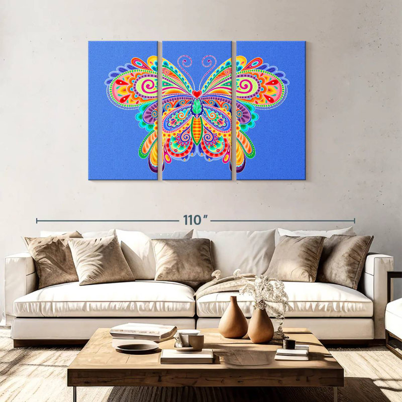 Brampt Mexicana Butterfly, 48" H x 74" W