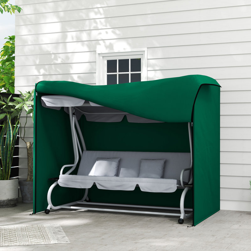Outdoor Swing Seat Cover, Green