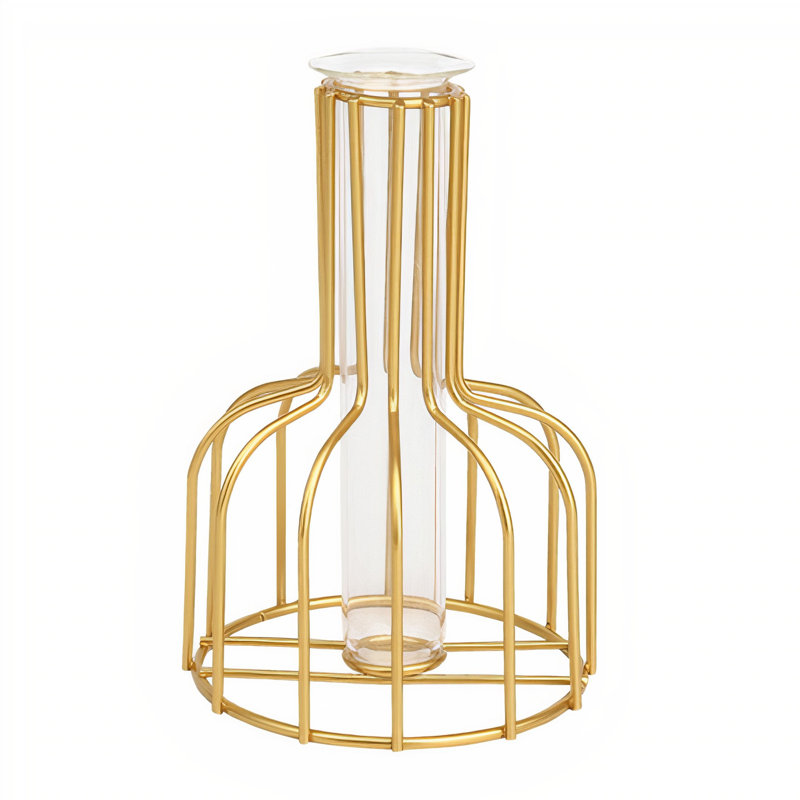 Metal Table Vase