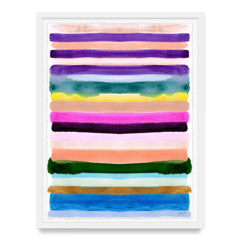 Be The Joy #3 By Kristi Kohut, White Wood, 48" H x 36" W