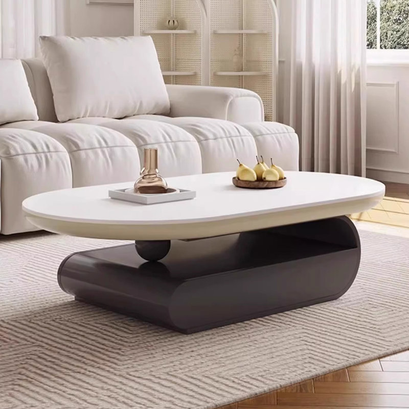 Light wabi-sabi coffee table, Black
