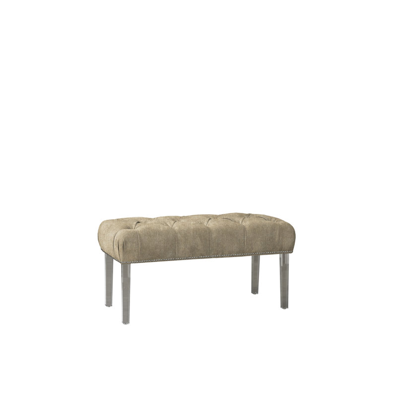 Banc rembourré Lazaro, Sable
