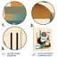 Décoration murale géométrique à profondeurs silencieuses-1670806899