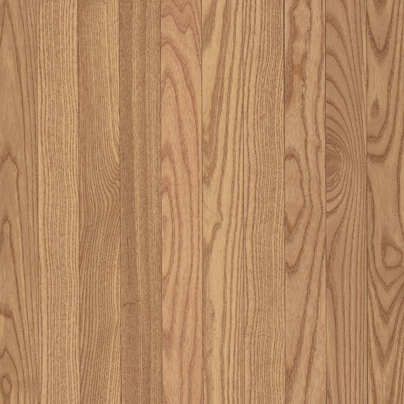 Oak Varying Length Solid Hardwood Flooring, Natural