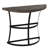 Pantzer Console Table, Solid Reclaimed Wood and Black Metal