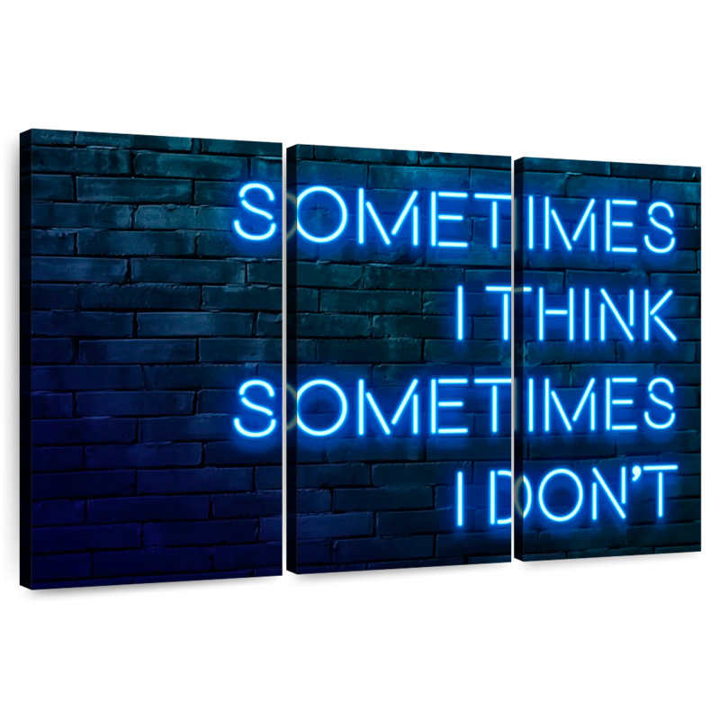 Tergel Sometimes I Think Sometimes I Don't, 24" H x 38" W