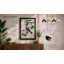 Bird Among Camellias Japandi - Framed Print-1476644557-1476644558