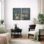 Dark Moody Floral Still Life Artwork, Bedroom Pictures, Framed Canvas Giclee Print Wall Art-974561728-974561757