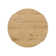 Estie Round Wood Slatted End Table With Open Shelf