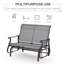 Banc en métal pour l'extérieur
