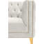 Fauteuil en velours capitonné l 44 po Michelle-186517637