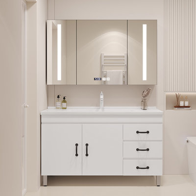 Armoire de salle de bain moderne et simple