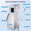Machine à glaçons commerciale Coolski 350 lb.