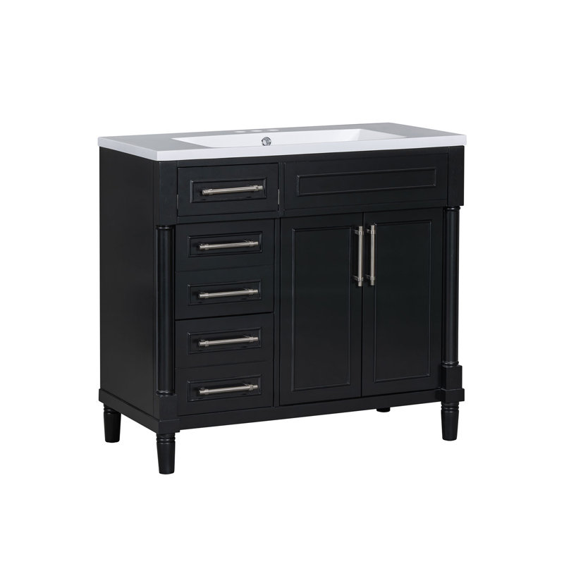 Meuble-lavabo simple 36 po avec plateau Leeonie