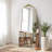 Large Arched Rectangle Wood Framed Full-Length Mirror with Stand Bathroom Vanity Mirror-1285522384-1285522390