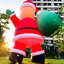 Père Noël gonflable géant 40 pi, décoration de Noël extérieure pour pelouse et jardin-902480351