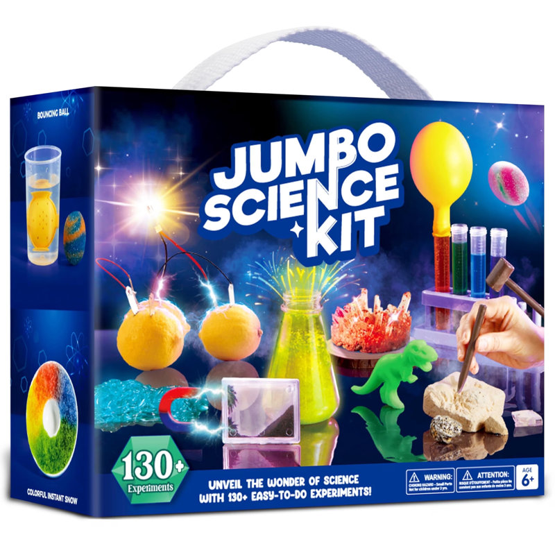 Plus de 130 trousses de science géantes pour enfants, cadeaux de jouets éducatifs pour garçons, filles, 8 à 12 ans