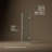 Composed 29-5/8-In30-3/8-In W X 71-1/2-In H Frameless Pivot Shower Door With 3/8-In Crystal Clear Glass And Back-To-Back Vertical Door Pulls-51309337