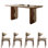 French rectangular dining table